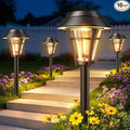 LETMY Solar Pathway Lights Outdoor, 10 Pack Solar Lights Outdoor Waterproof by Letmy