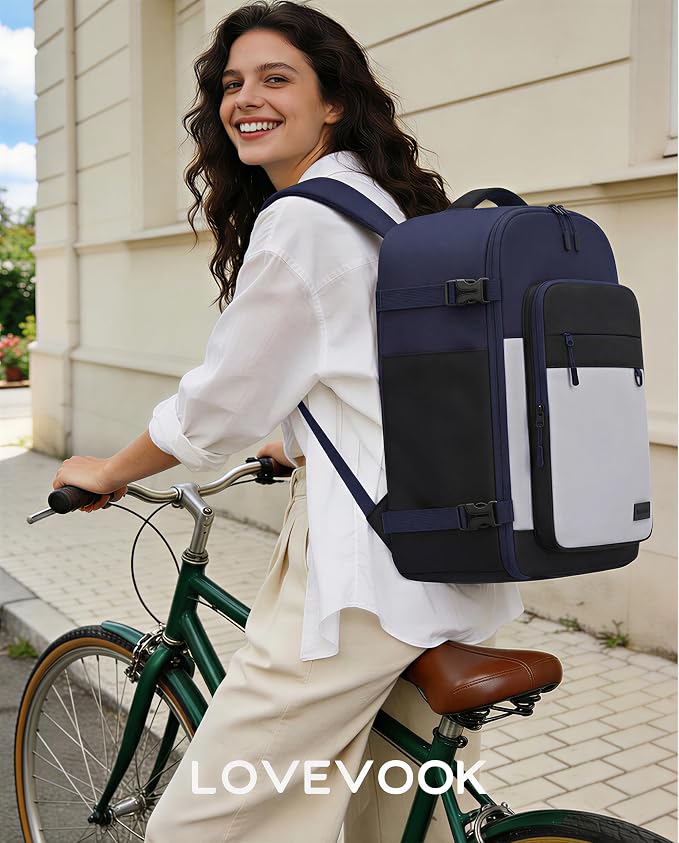 LOVEVOOK 40L Carry on Backpack, Large 17 Inch Travel Backpack - Image 7