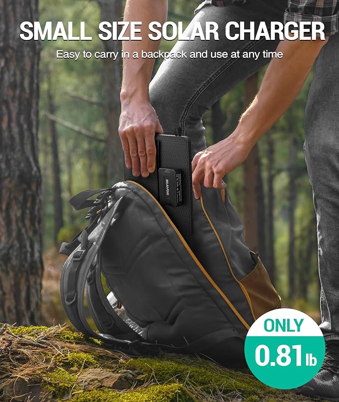 BLAVOR 10W Portable Solar Charger, Small Foldable Solar Panel - Image 6
