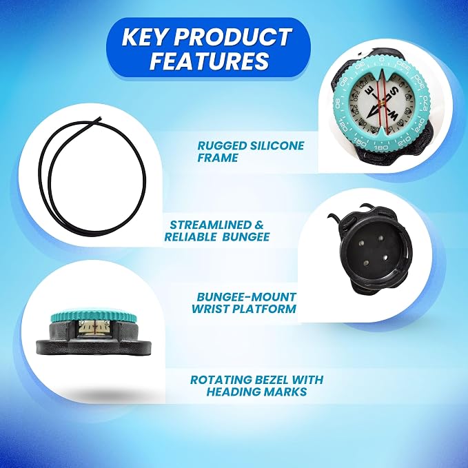 Scuba Choice Diving Compass – Easy-to-Read Underwater Navigation Tool - Image 6
