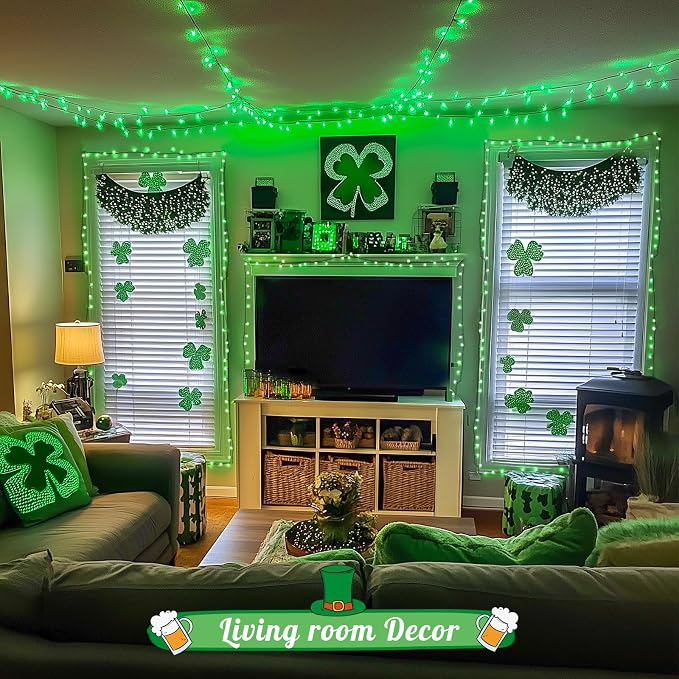 JMEXSUSS 200 LED Christmas Lights Outdoor, 66ft Connectable Green String Lights - Image 4