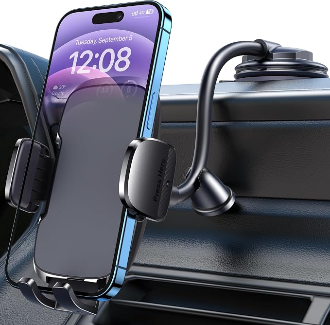 GUWEZ Phone Mount for Car Holder 6.2IN Windshield Dashboard Mounting Kits Cell by YourUltimateDrivingCompanio