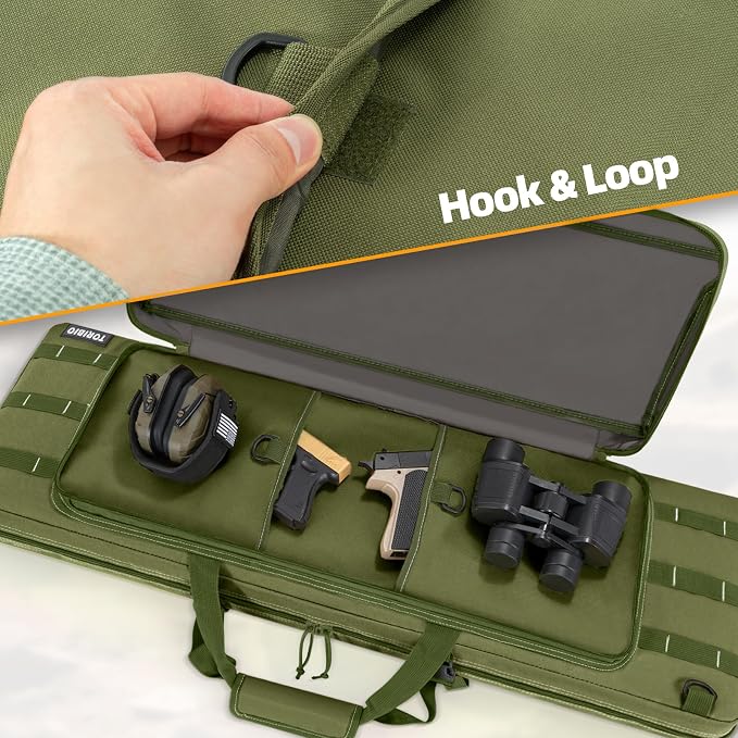 TORIBIO Double Rifle Case Soft Bag 32" 34" 36" 42" 46" 48'' 51“ 55” Gun Case - Image 4