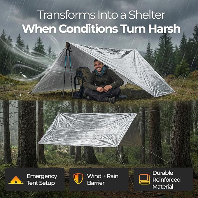 Sierra Madre Emergency Mylar Thermal Space Blanket - Image 5