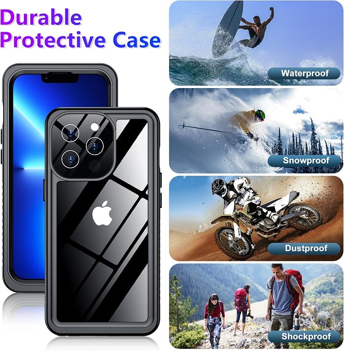 2025 New for iPhone 13 Pro Max Case Waterproof, Phone Case for iPhone 13 Pro - Image 6