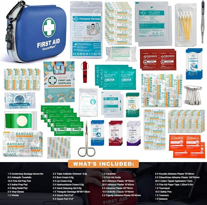 SuccorWare 150 Pieces Mini First Aid Kit - Image 2