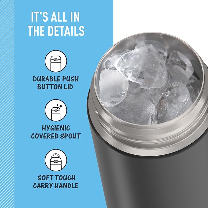 THERMOS FUNTAINER 16 Ounce Stainless Steel Vacuum Insulated Bottle - Image 4