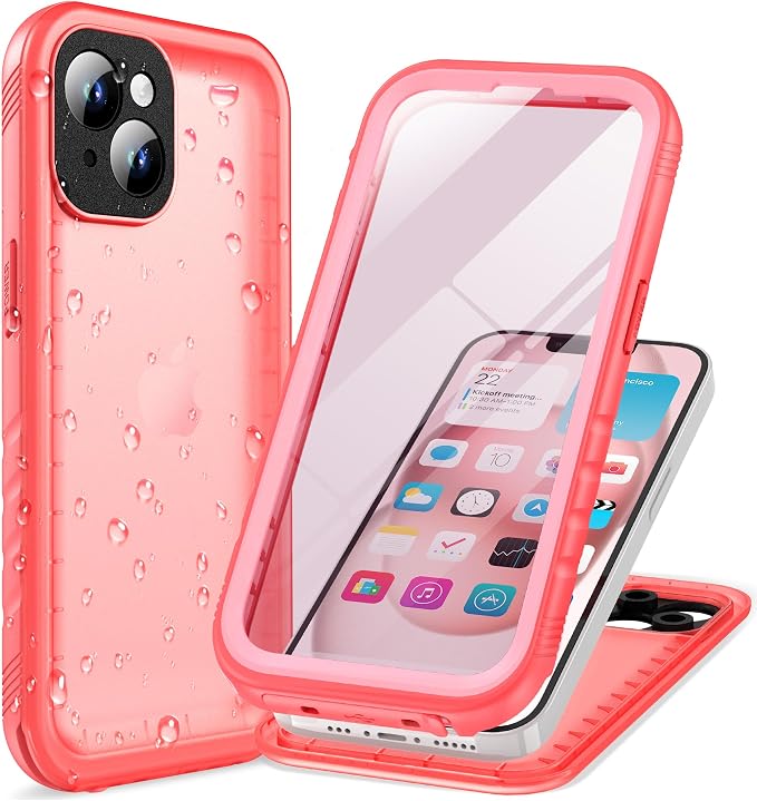 Cozycase for iPhone 15 Plus Waterproof Shockproof Dustproof Case by Cozycase