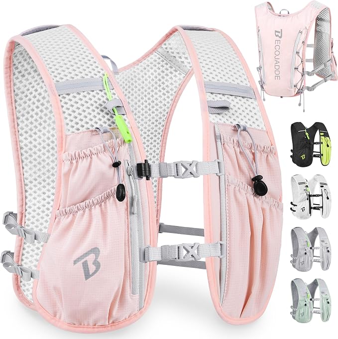 BECOJADDE Running Vest Hydration Backpack by BECOJADDE