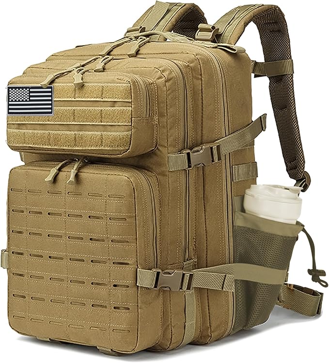 Military Tactical Backpack 45L/25L 3 Day Assault Pack Molle Daypack Hiking by W+WINTMING