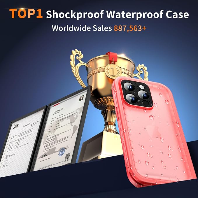 Cozycase Compatible with iPhone 14 Pro Waterproof Case - Image 9