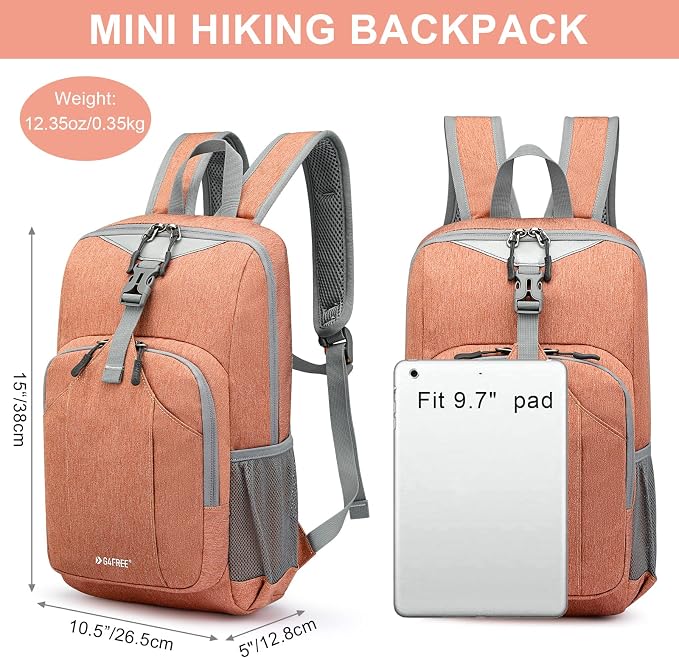 G4Free Mini 10L Hiking Daypack Small Hiking Backpack Cycling Compact Shoulder - Image 2