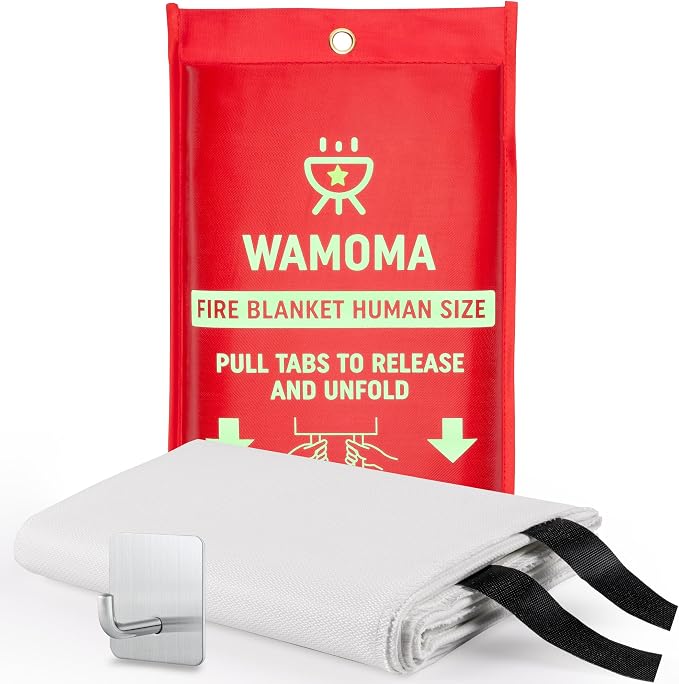 Human Size Fire Blanket by Wamoma