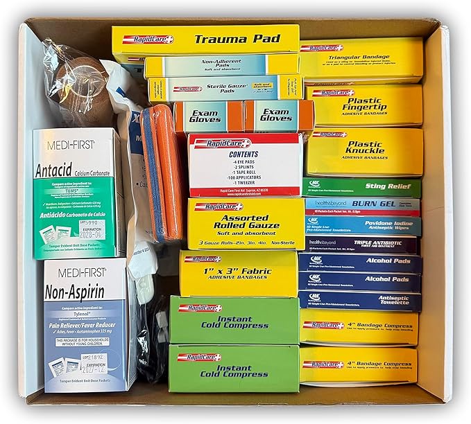 Rapid Care 3-Shelf First Aid Refill Kit - Image 2