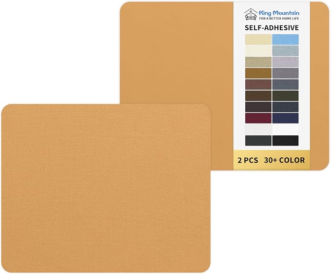 KING MOUNTAIN Canvas Repair Patch 9 x11 Inch 2 Pcs Self-Adhesive Waterproof by ForABetterHomeLife