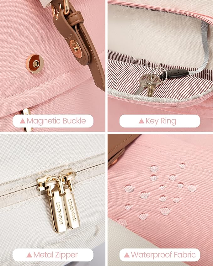 LOVEVOOK Travel Laptop Backpack Purse - Image 4