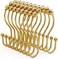 Bathway Shower Curtain Hooks, Shower Curtain Rings Rust Proof Double Hook by Bathway