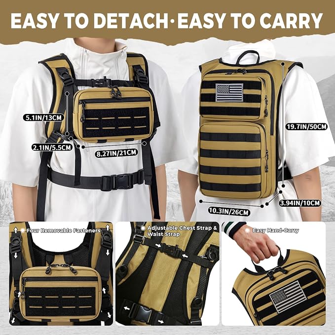 Koculemi Tactical Hydration Backpack - Image 7