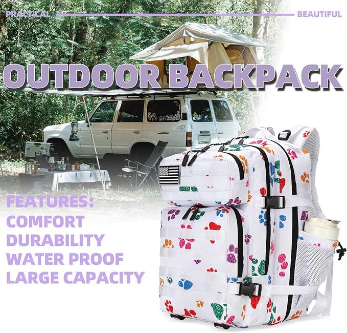 Lovelinks21 25L Tactical Military Backpack Small Travel Rucksack - Image 6