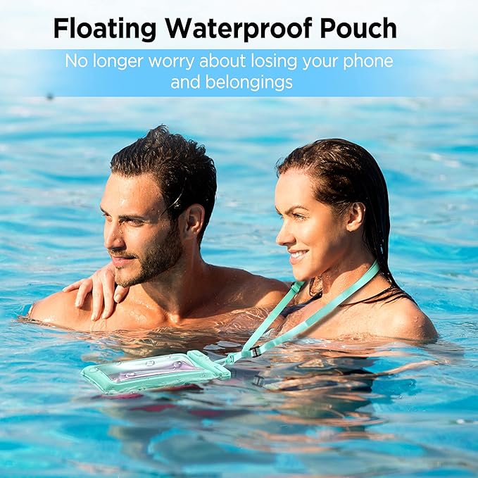 CACOE Floating Universal IPX8 Waterproof Phone case 2 Pack-Up to 7.0", - Image 2