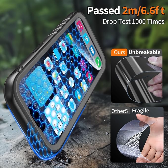 Cozycase for iPhone 15 Pro Waterproof Shockproof Dustproof Case - Image 4