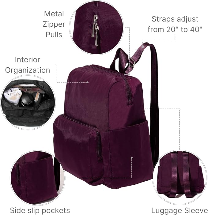 Baggallini Women's Carryall Packable Backpack - Image 4