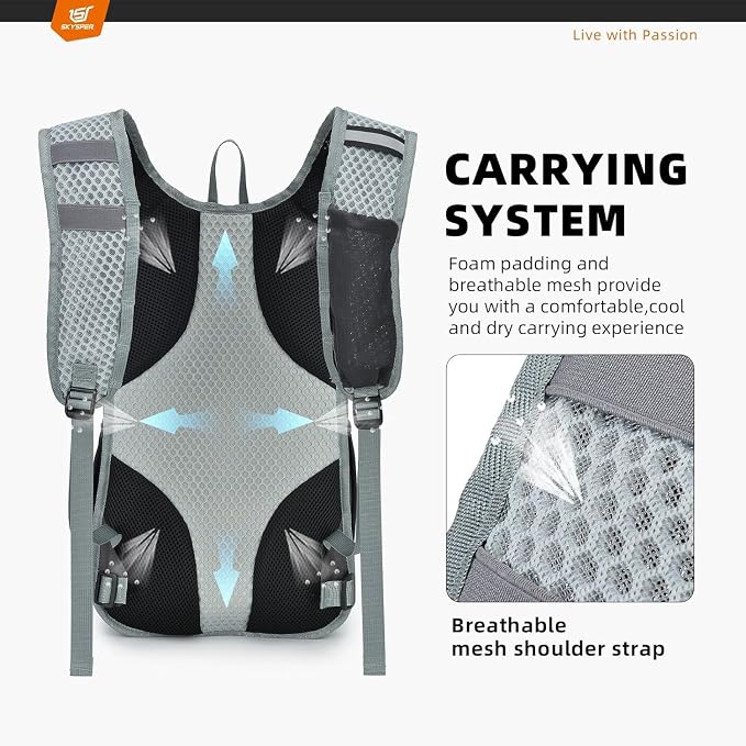SKYSPER Small Hiking Backpack - 25L Travel Daypack Lightweight Bag Water - Image 3