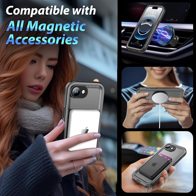 SPORTLINK for iPhone 16e/17e Case, IP68 Waterproof Military Protective Full - Image 5