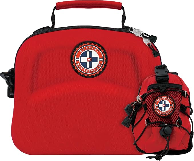 Be Smart Get Prepared 398pc Emergency First Aid Kit + BONUS Mini Kit included by BeSmartGetPrepared