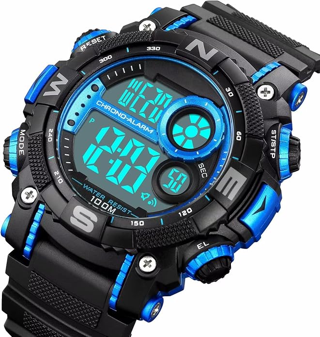FANMIS Mens Military Multifunction Digital LED Watch Electronic Waterproof - Image 3