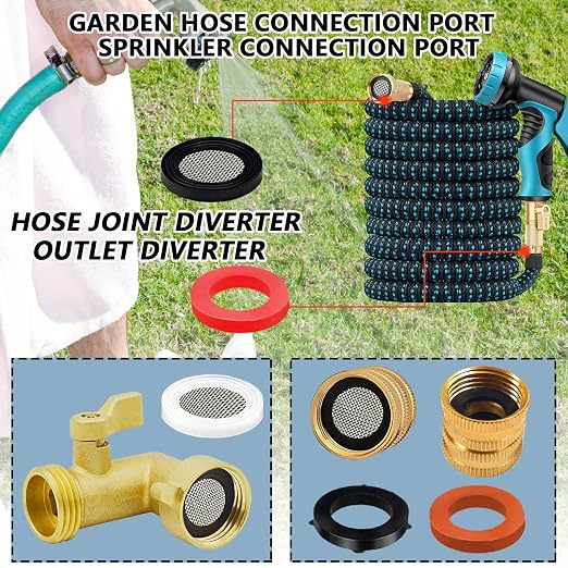 ZDBB 165 PCS Plumbing Hose Rubber Washers Assortment Set - Image 4