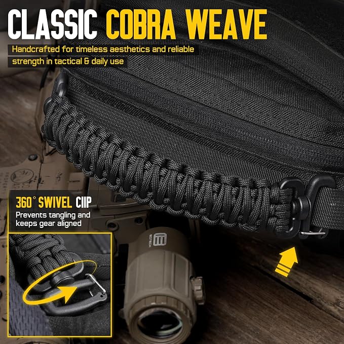 Tactical Paracord Handle，9-core Weaving Paracord Strap - Image 5