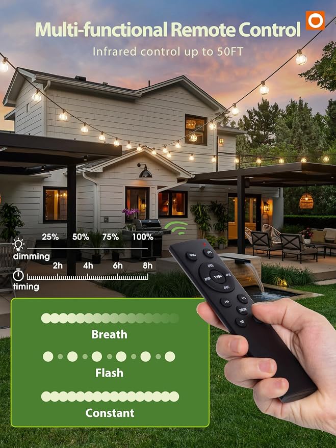 addlon 100FT Solar String Lights - Image 4