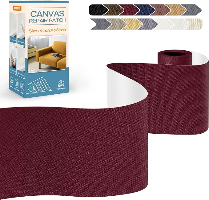 KING MOUNTAIN Canvas Repair Tape, Outdoor Gear Patch, 4×63 Inches, Waterproof by ForABetterHomeLife