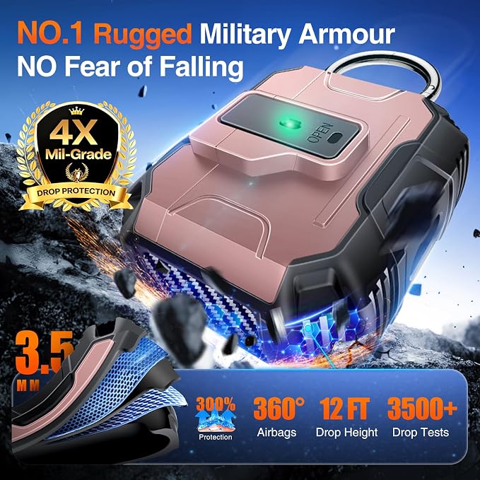 Armoured Heavy Duty for AirPods 4th Generation Case - Image 2