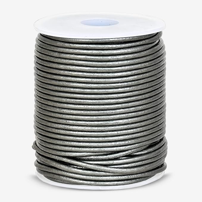 GENIQUE Real/Genuine Round Leather String Cord - Image 2