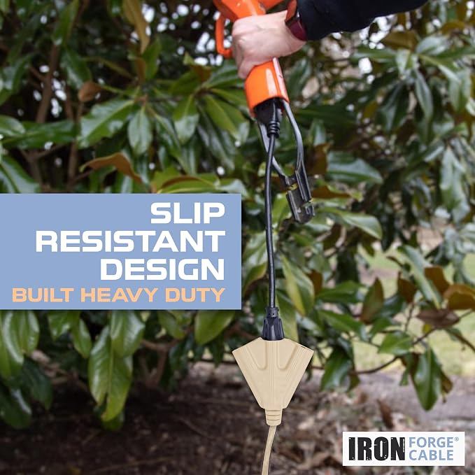 Iron Forge Cable Weatherproof 50 Ft Outdoor Extension Cord - Image 4