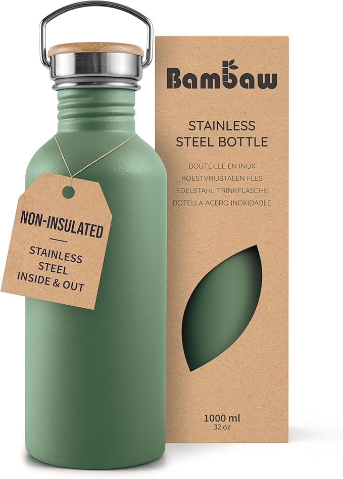 Bambaw Stainless Steel Water Bottle by Bambaw