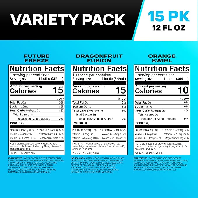 PRIME HYDRATION Variety, Dragonfruit Fusion, & Future Freeze Sports Drinks - Image 2