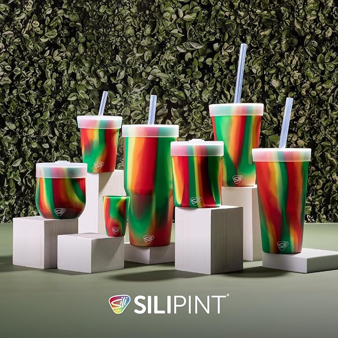 Silipint 32oz Silicone Straw Tumbler – BPA-Free, Unbreakable, Dishwasher Safe – - Image 5