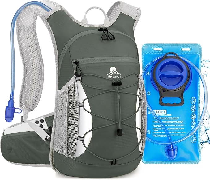 Hydration Backpack with 2L Water Bladder by VpbageGear