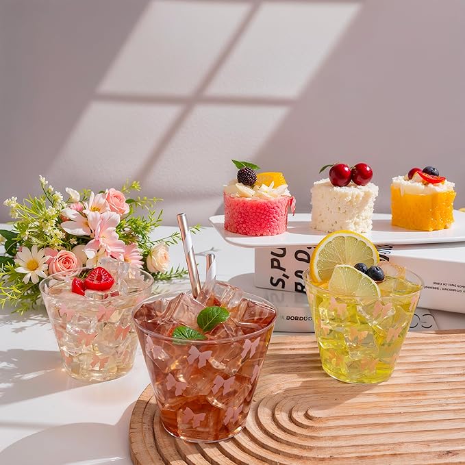 I00000 200 Pcs 9 oz Clear Plastic Cups - Image 2
