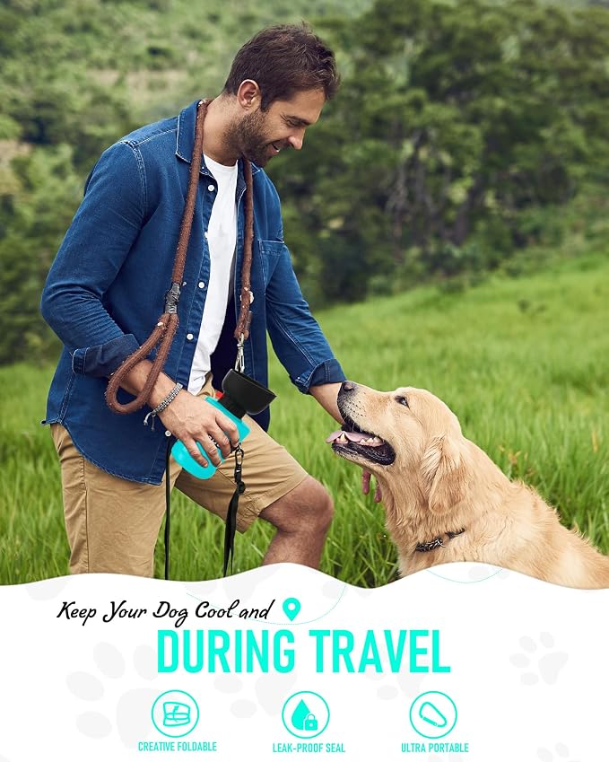 lesotc Dog Water Bottle, Portable Water Dispenser - Image 4