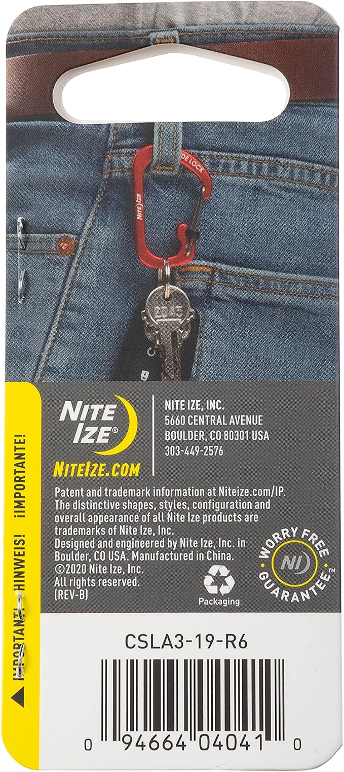 Nite Ize SlideLock Carabiner Aluminum, Size #3 - Image 9