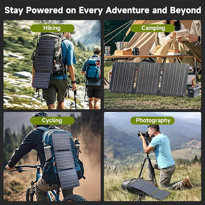 ALLPOWERS 21W 5V Foldable Solar Panel Charger, SP001 Solar Charging Kit - Image 7