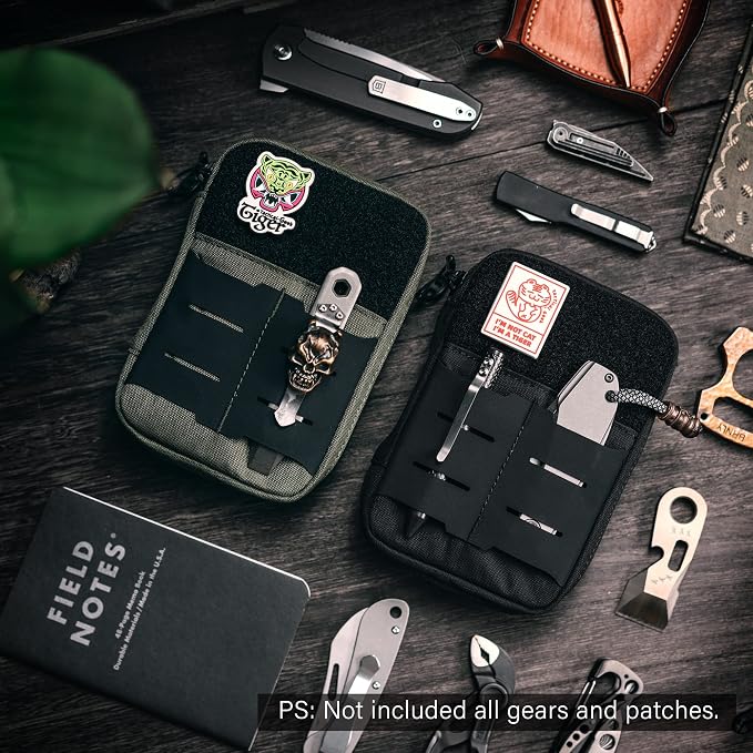 TACTICAL GEEK Block E2.0 EDC Compact Waist Pocket Pouch, Nylon Daily Utility - Image 8