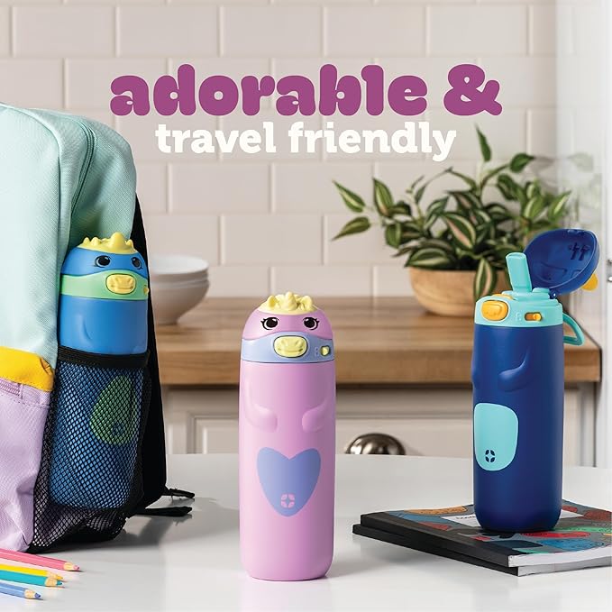 Ello Ellies 12oz Vacuum Insulated Stainless Steel Kids Water Bottle - Image 6