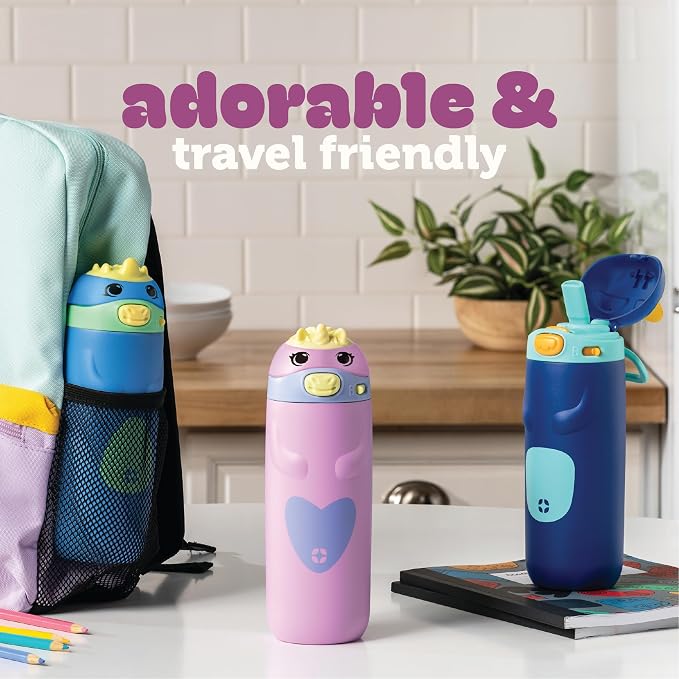 Ello Ellies 12oz Vacuum Insulated Stainless Steel Kids Water Bottle - Image 6