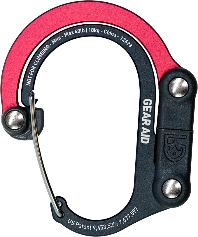GEAR AID HEROCLIP Carabiner Gear Clip and Hook, - Image 2