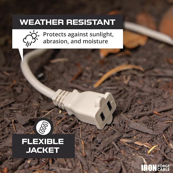 Iron Forge Cable 2 Prong Extension Cord 6 ft - Image 5